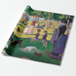 A Sunday Afternoon on La Grande Jatte by Seurat   Wrapping Paper