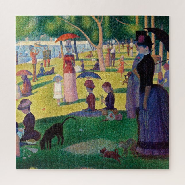 A Sunday Afternoon on La Grande Jatte Jigsaw Puzzle (Vertical)