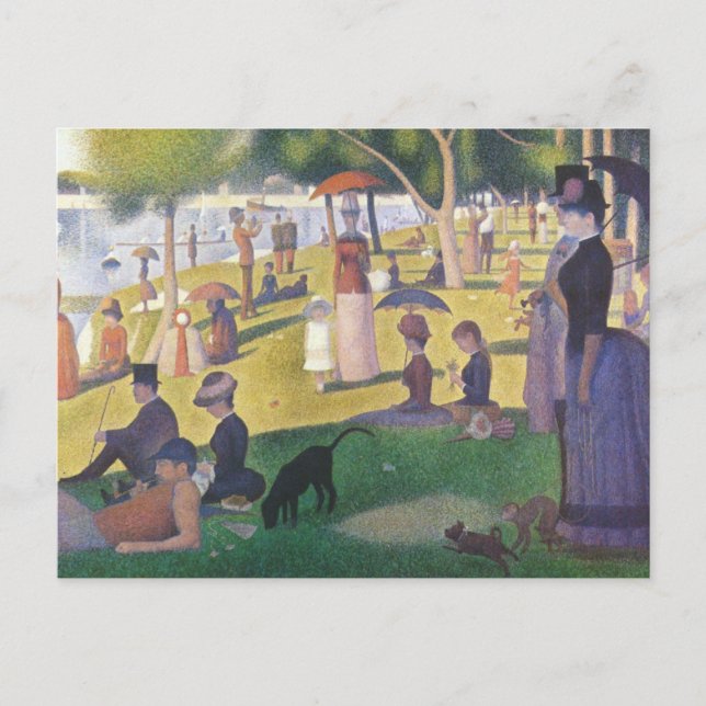 A Sunday Afternoon on La Grande Jatte Postcard (Front)