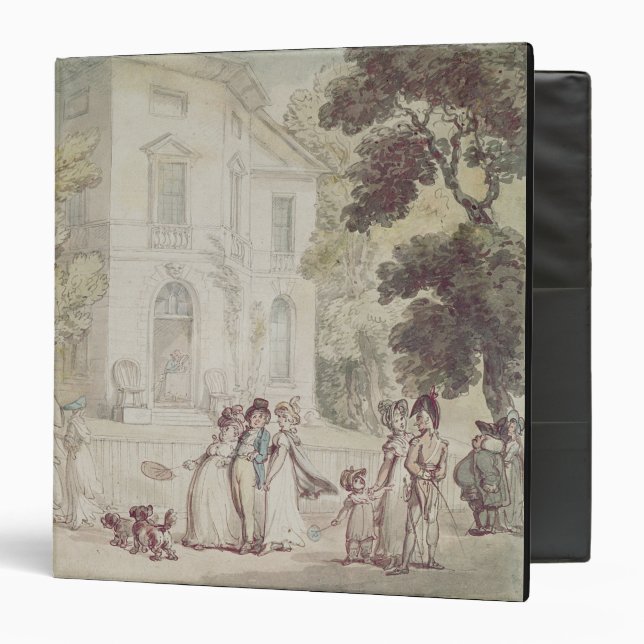 A Sunday Afternoon Promenade 3 Ring Binder (Front/Inside)