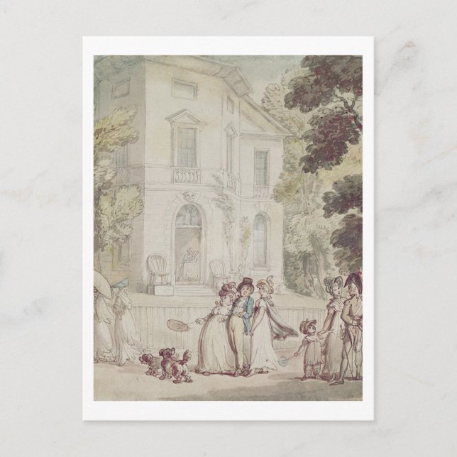 A Sunday Afternoon Promenade Postcard (Front)