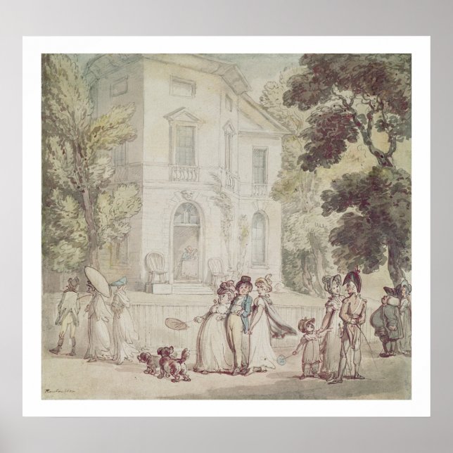 A Sunday Afternoon Promenade Poster (Front)