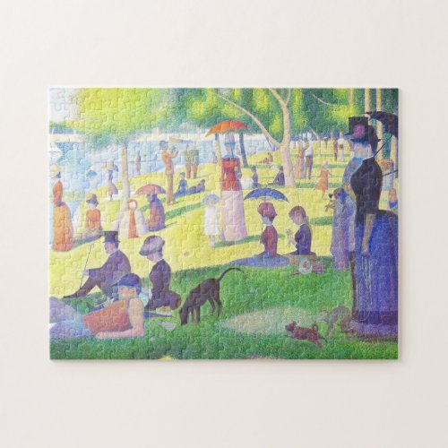 A Sunday by Georges Seurat  Jigsaw Puzzle