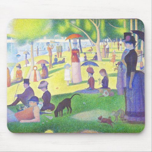 A Sunday by Georges Seurat  Mouse Pad