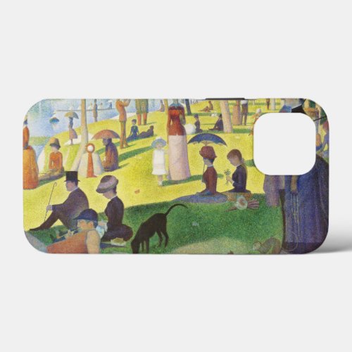 A Sunday on La Grande Jatte by Georges Seurat iPhone 13 Mini Case
