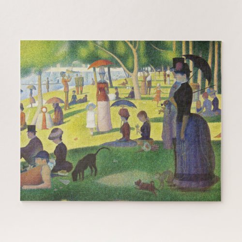 A Sunday on La Grande Jatte by Georges Seurat Jigsaw Puzzle