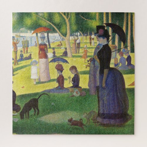 A Sunday on La Grande Jatte by Georges Seurat Jigsaw Puzzle