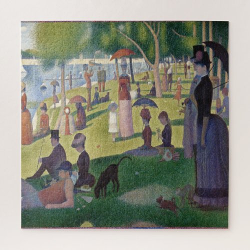 A Sunday on La Grande Jatte by Georges Seurat  Jigsaw Puzzle