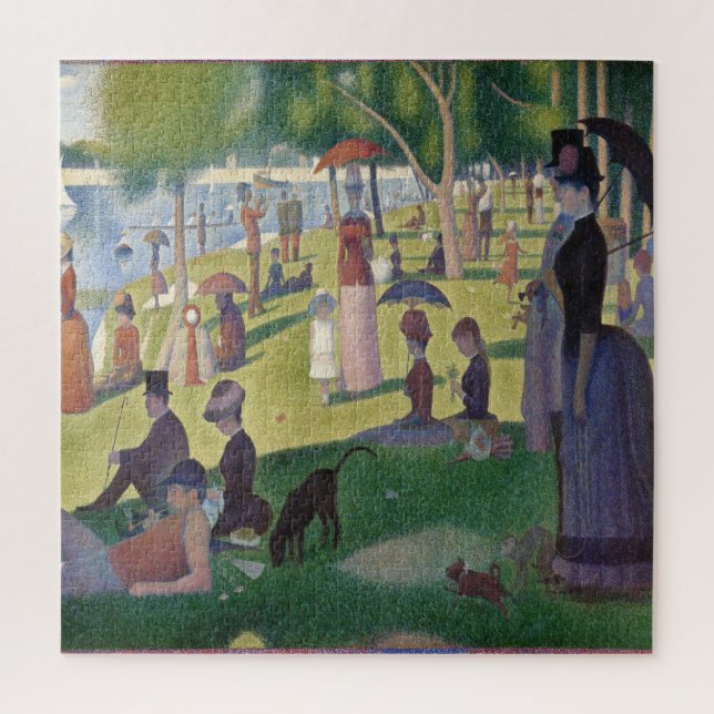 A Sunday on La Grande Jatte by Georges Seurat  Jigsaw Puzzle (Vertical)