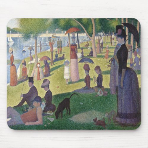 A Sunday on La Grande Jatte by Georges Seurat  Mouse Pad