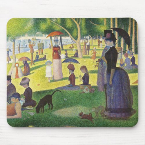 A Sunday on La Grande Jatte by Georges Seurat Mouse Pad