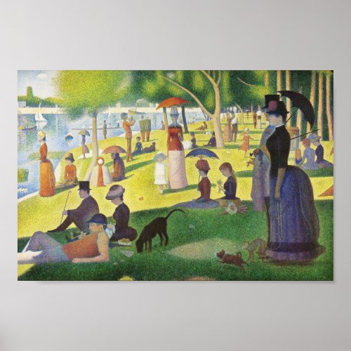 A Sunday on La Grande Jatte by Georges Seurat Poster