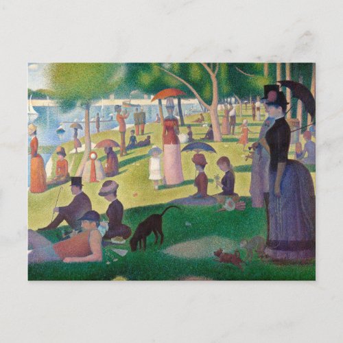 A Sunday on La Grande Jatte by Seurat Postcard