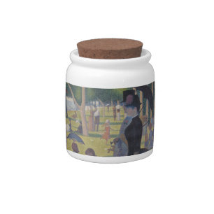 A Sunday on La Grande Jatte, Georges Seurat 1884 Candy Jar