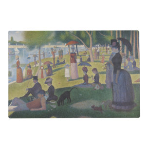 A Sunday on La Grande Jatte, Georges Seurat 1884 Placemat