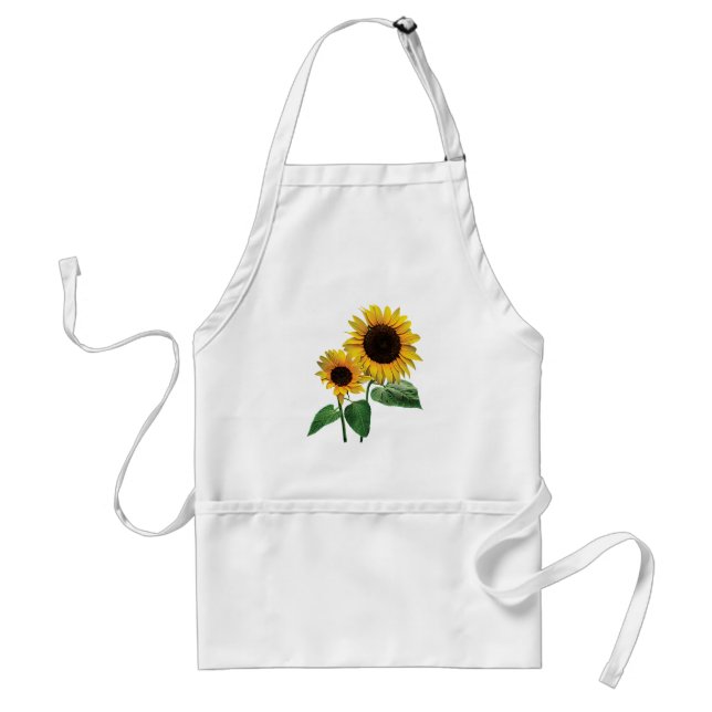 A Sunflower Mommy's Love Adult Apron (Front)