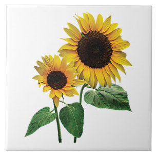 A Sunflower Mommy's Love Tile