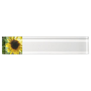 A Sunflower Name Plate