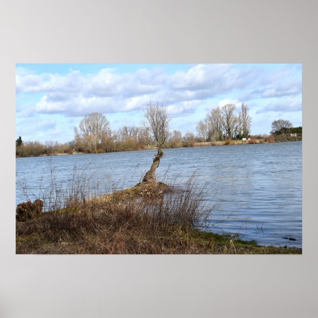 A Sunny Day on the River Poster (Front)