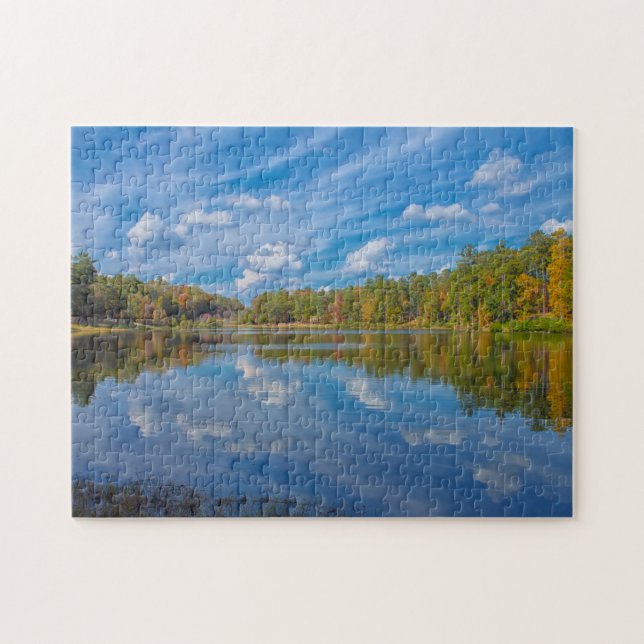 A Sunny Fall Reflection Jigsaw Puzzle (Horizontal)