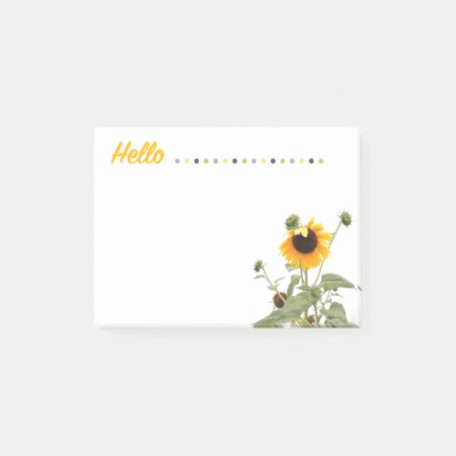 A Sunny Hello Post_it Notes