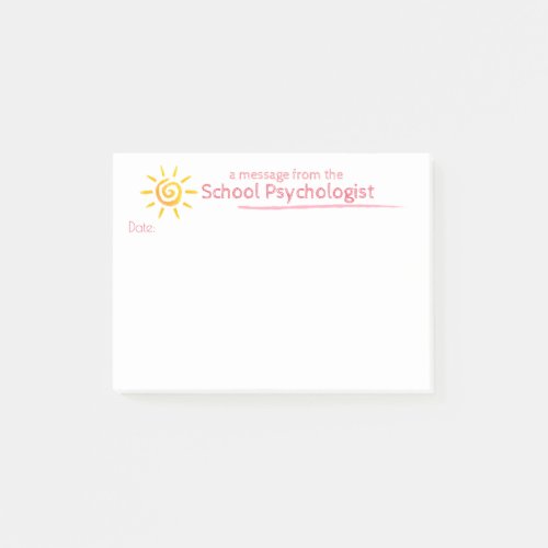 A Sunny Note From the School Psychologist