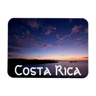 A Sunset Over The Ocean In Costa Rica Magnet