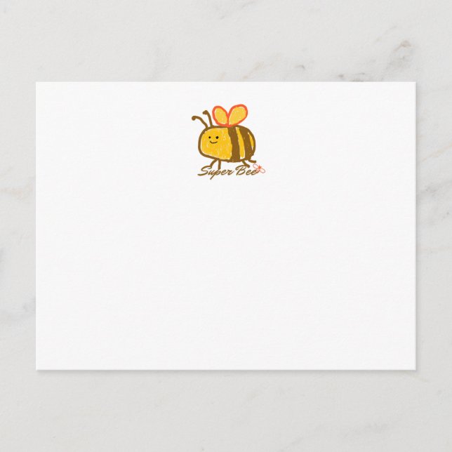 A SUPER BEE Postcard  (Front)