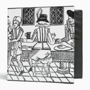 A Supper Party, a 'Book of Roxburghe Ballads' 3 Ring Binder