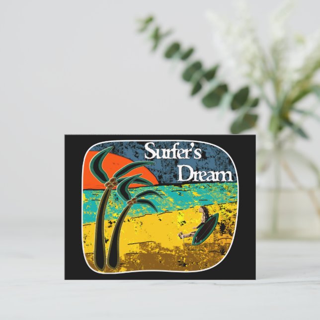 A surfer's dream postcard (Standing Front)