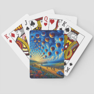 A Surreal Journey Through Sound and Vision Poker Cards