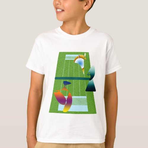 A Surreal Tennis Match T_Shirt