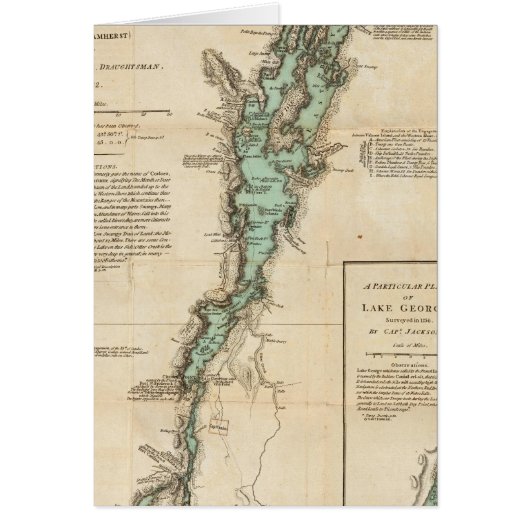 A Survey of Lake Champlain Cards (Front)