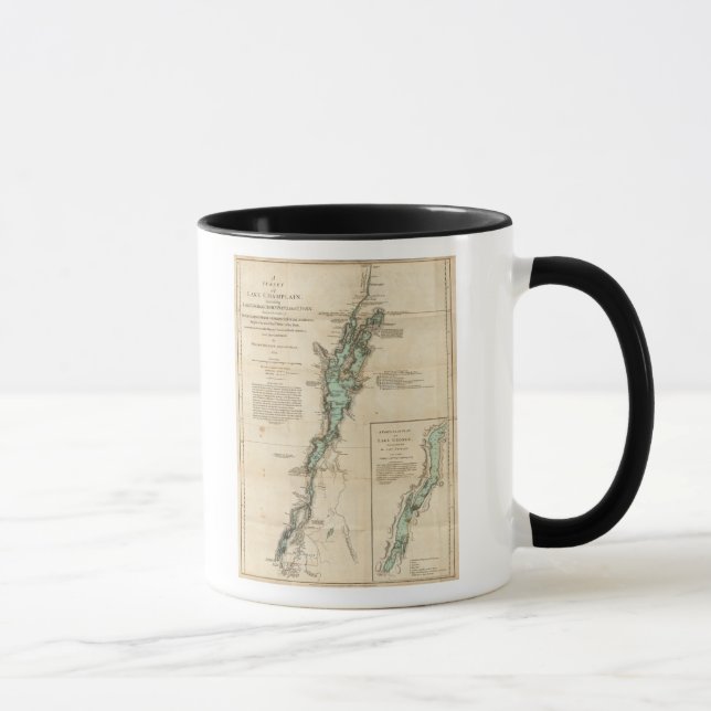 A Survey of Lake Champlain Mug (Right)