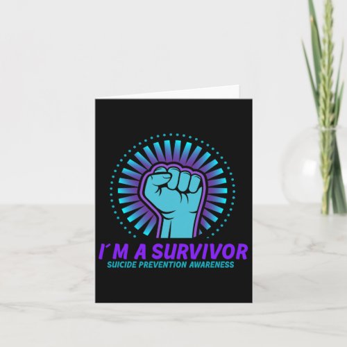 A Survivor Suicide Prevention Awareness  Card