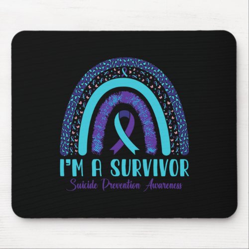 A Survivor Suicide Prevention Awareness Leopard Ra Mouse Pad