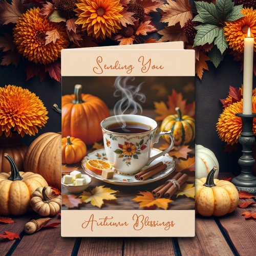 A Sweet Autumn Blessings  Card