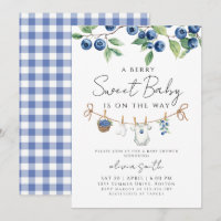  A Sweet Berry Blueberry Baby Shower 