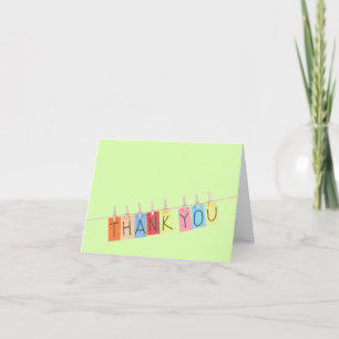 A Sweet Bit of Thanks (card) Letterpress Thank You Card