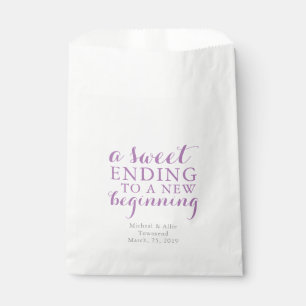 A Sweet Ending   Favor Bag