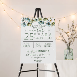 A Sweet Ending To A Long Career, Retirement Sign