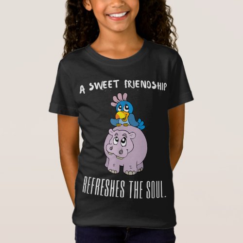a sweet friendship  Parrot T_Shirt