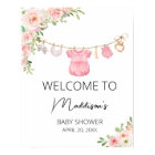 A Sweet Girl Baby Clothes Baby Shower Welcome