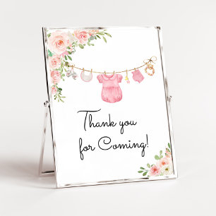 A Sweet Girl Baby Clothes Thank you for Coming Poster