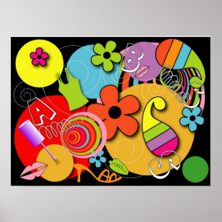 A Sweet Girlish Pattern Poster