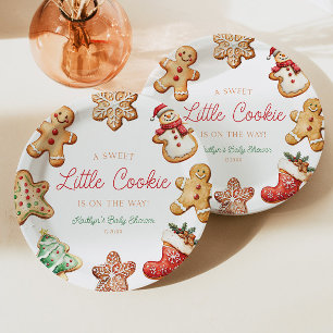 A Sweet Little Cookie Gingerbread Baby Shower Paper Plates