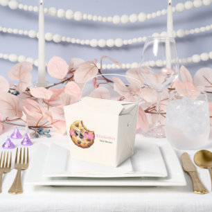 A Sweet Little Cookie Pink Baby Shower Favor Boxes