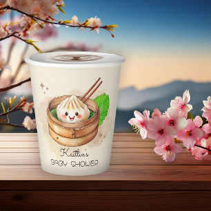 A Sweet Little Dumpling Kwai Theme Baby Shower Paper Cups