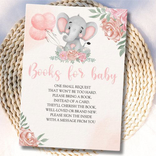 A Sweet Little Girl is on her Way Baby shower Enclosure Card