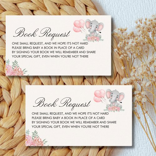 A Sweet Little Girl is on her Way Baby shower Enclosure Card